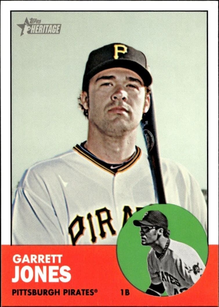 2012 Topps Heritage High Number Garrett Jones #H659 trading card