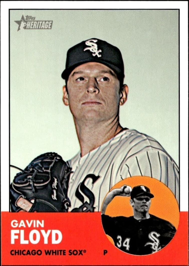 2012 Topps Heritage High Number Gavin Floyd #H671 trading card
