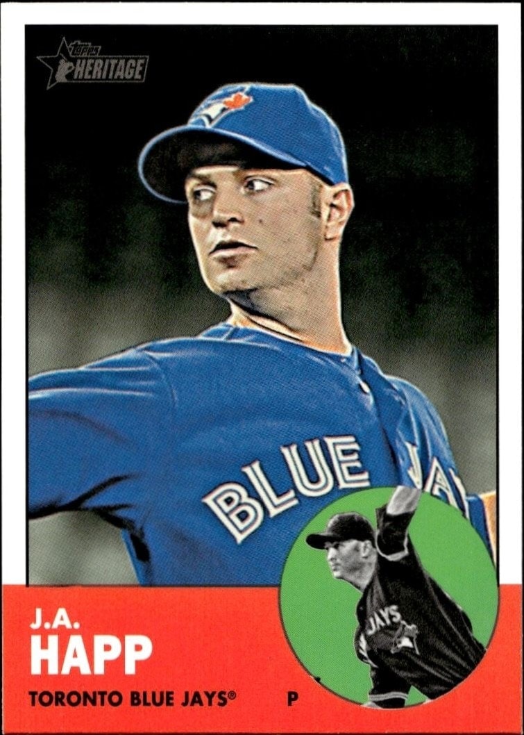 2012 topps J.a. Happ