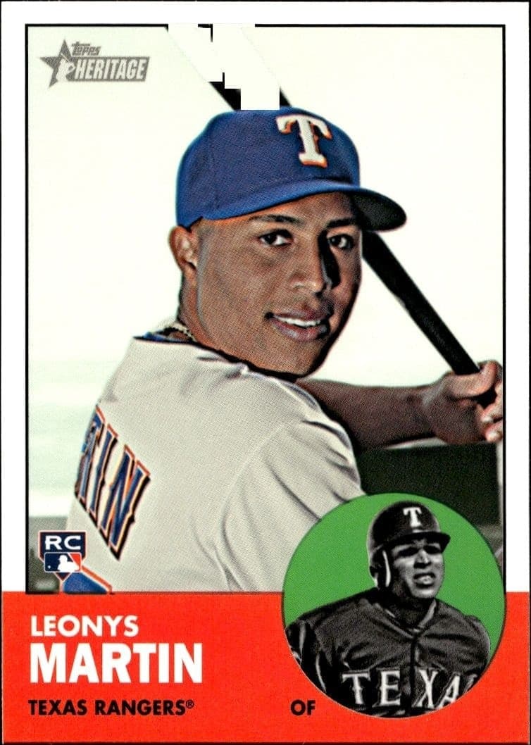 2012 Topps Heritage High Number Leonys Martin #H674 trading card