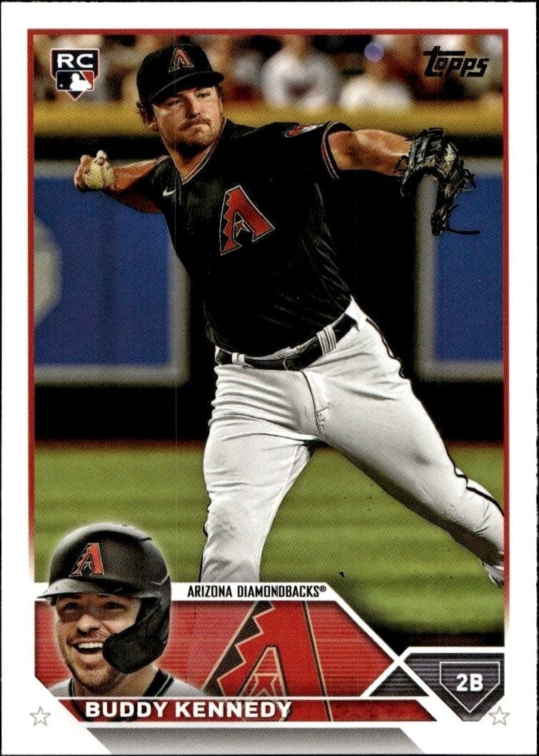 Buddy Kennedy 2023 Topps #135 Baseball Trading Card - Front 2023 Topps Buddy Kennedy #135 baseball trading card front