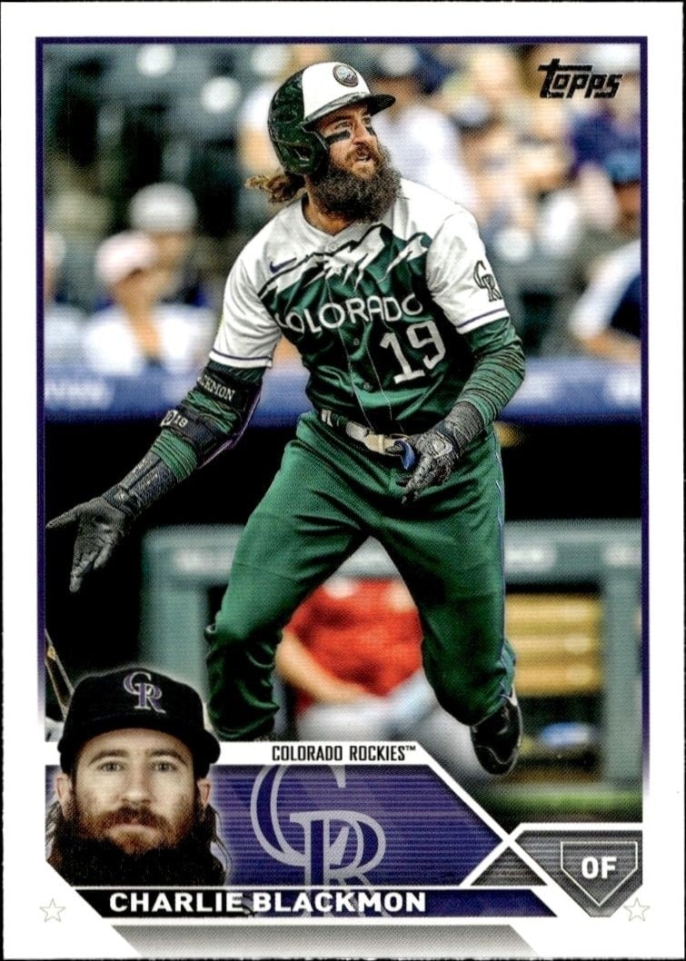 2023 topps Charlie Blackmon
