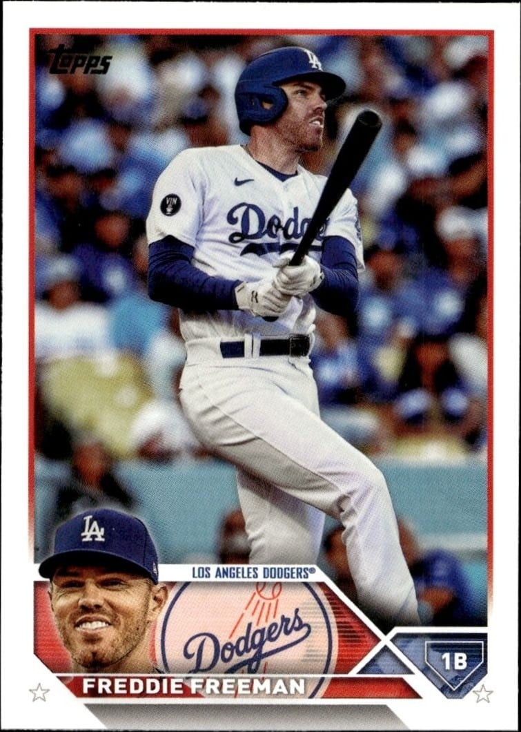 Freddie Freeman 2023 Topps #200 Baseball Trading Card - Front 2023 Topps Freddie Freeman #200 baseball trading card front