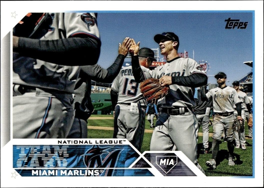 2023 Topps Series 2 Miami Marlins #473 trading card