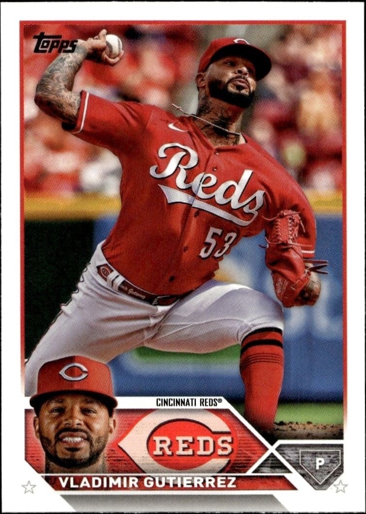 2023 Topps Series 1 Vladimir Gutierrez #198 trading card