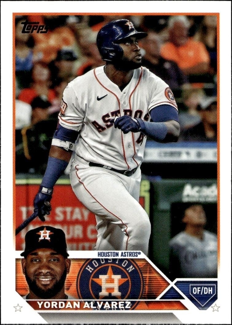 2023 topps Yordan Alvarez