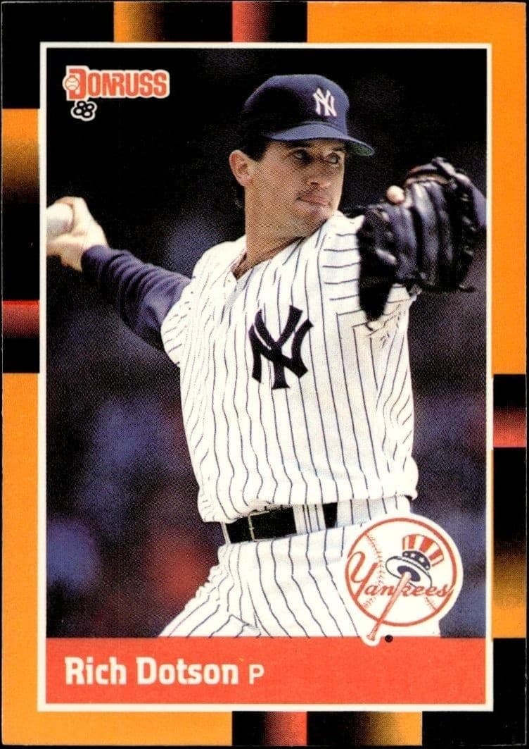 1988 Donruss Baseball's Best Richard Dotson #52 trading card