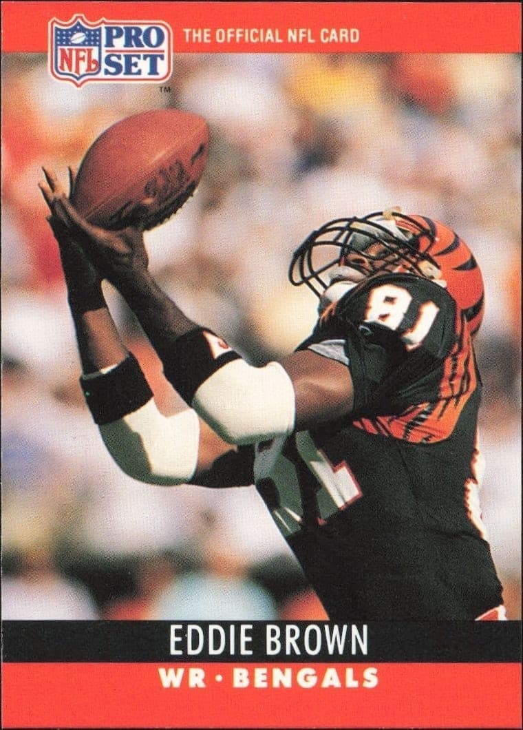1990 Pro-Set Eddie Brown #61 trading card