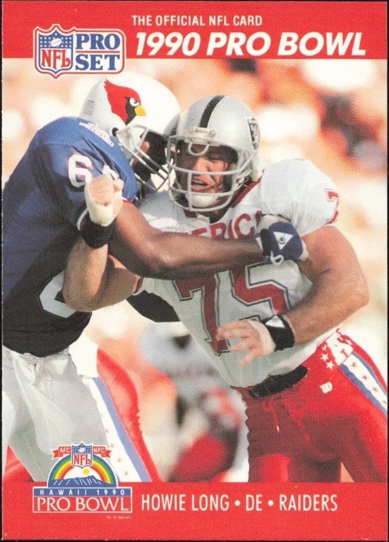 1990 Pro-Set Howie Long #351 trading card