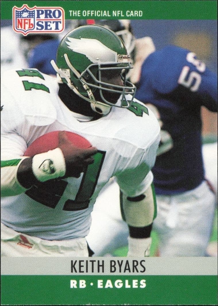1990 Pro-Set Keith Byars #245 trading card