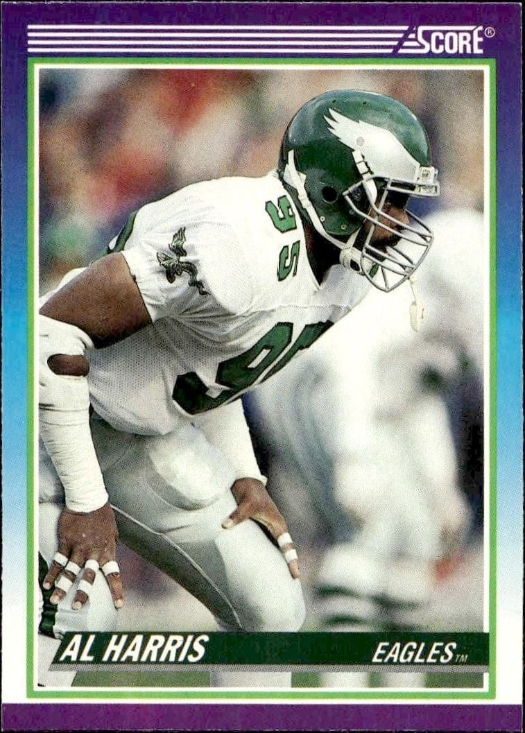 Al Harris 1990 Score #547 Football Trading Card - Front 1990 Score Al Harris #547 football trading card front