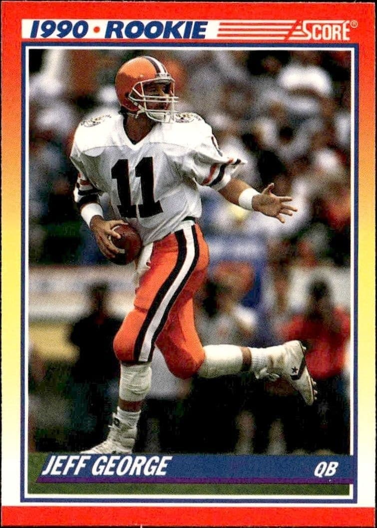 1990 Score Jeff George #634 trading card