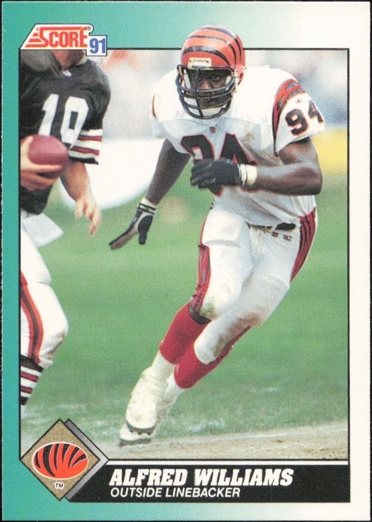 1991 Score Supplemental Alfred Williams #54T trading card