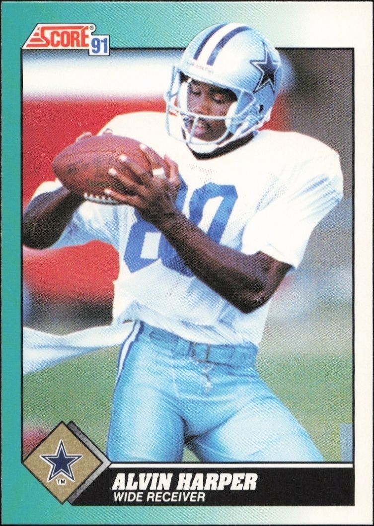 1991 Score Supplemental Alvin Harper #71T trading card