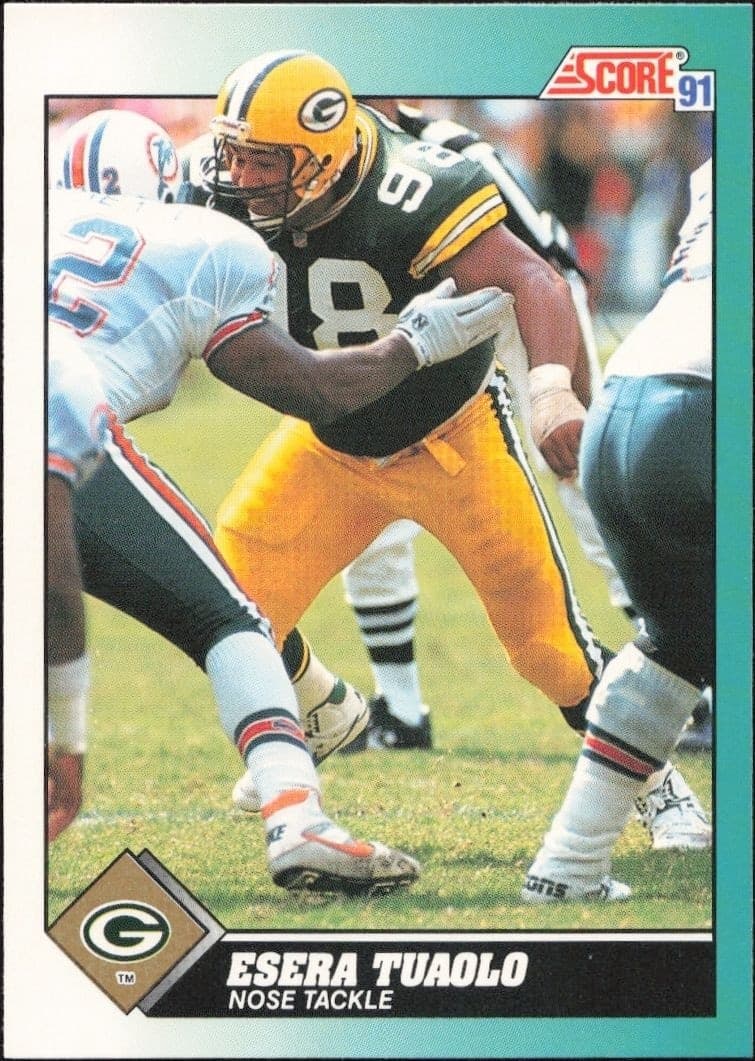 1991 Score Supplemental Esera Tuaolo #101T trading card