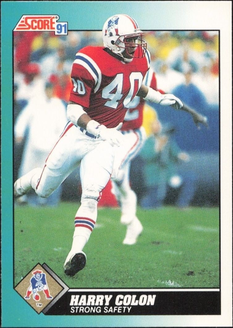 Harry Colon 1991 Score Supplemental #72T Football Trading Card - Front 1991 Score Supplemental Harry Colon #72T football trading card front