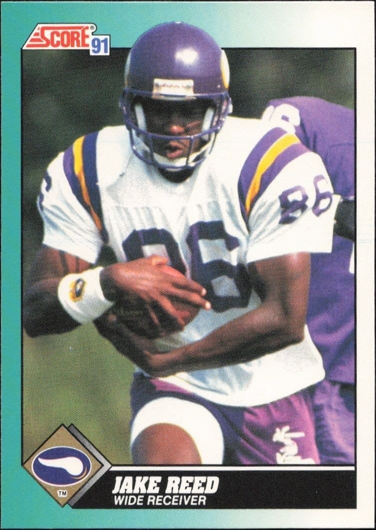 1991 Score Supplemental Jake Reed #91T trading card