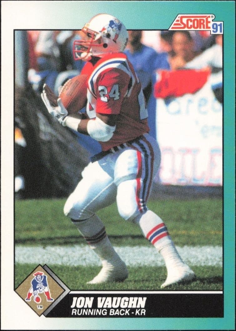 1991 Score Supplemental Jon Vaughn #103T trading card