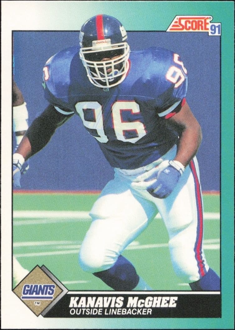 1991 Score Supplemental Kanavis McGhee #43T trading card