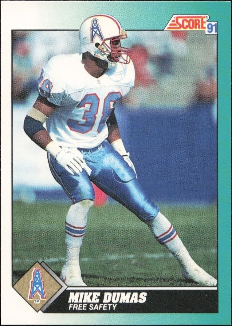 1991 Score Supplemental Mike Dumas #87T trading card