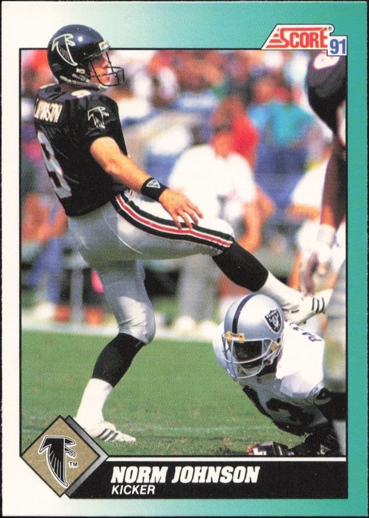 1991 Score Supplemental Norm Johnson #19T trading card