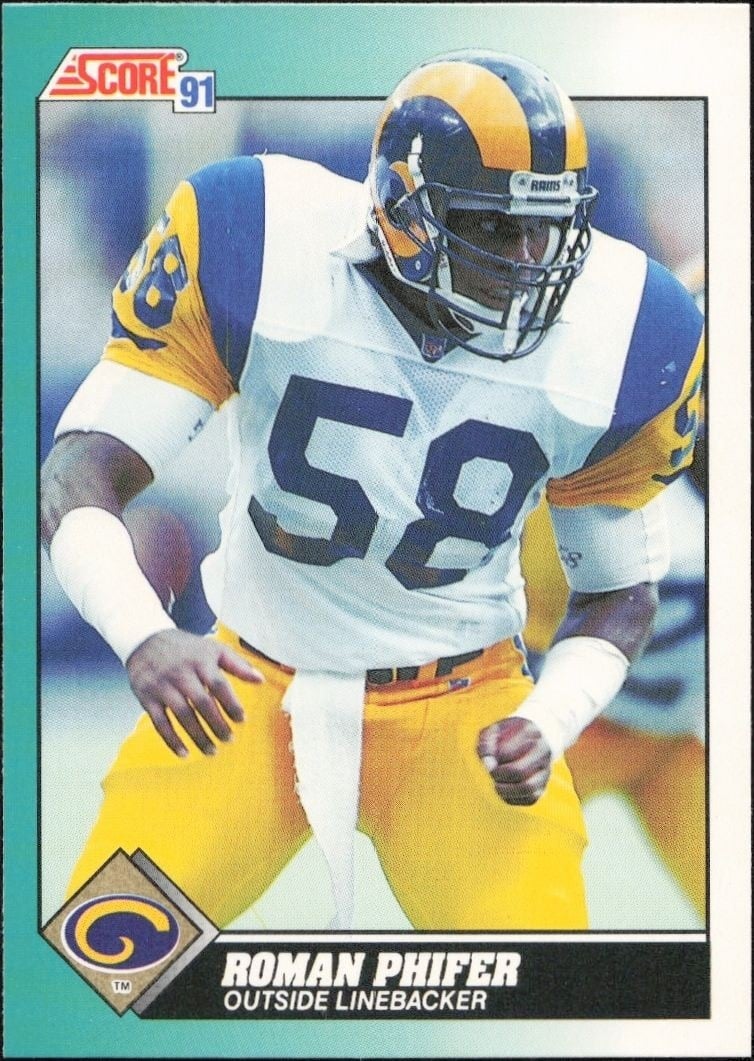 1991 Score Supplemental Roman Phifer #76T trading card