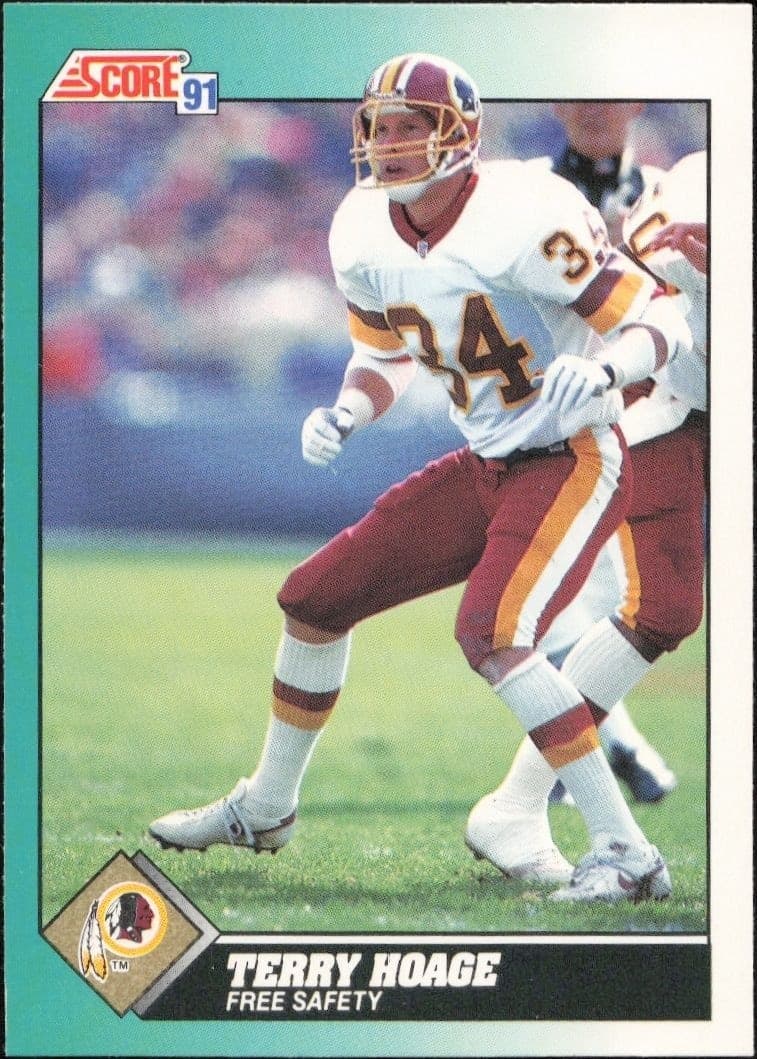 1991 Score Supplemental Terry Hoage #33T trading card