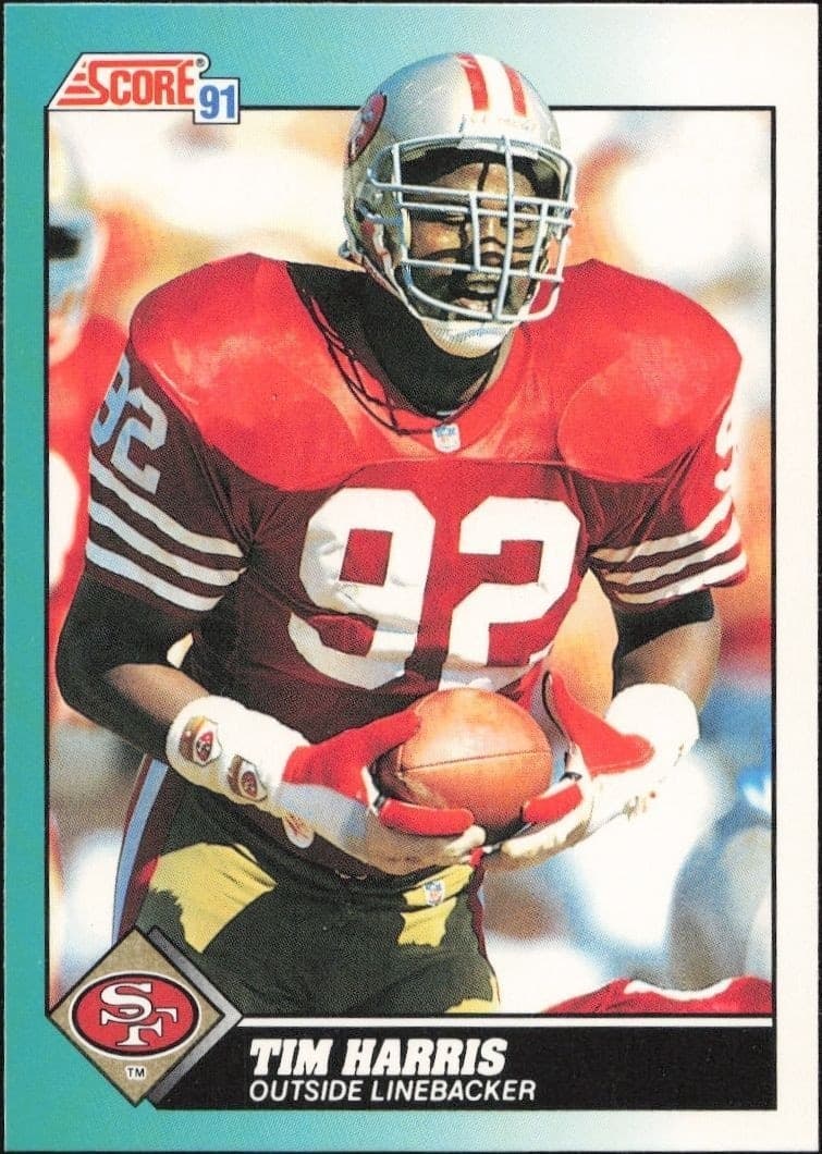 1991 Score Supplemental Tim Harris #50T trading card