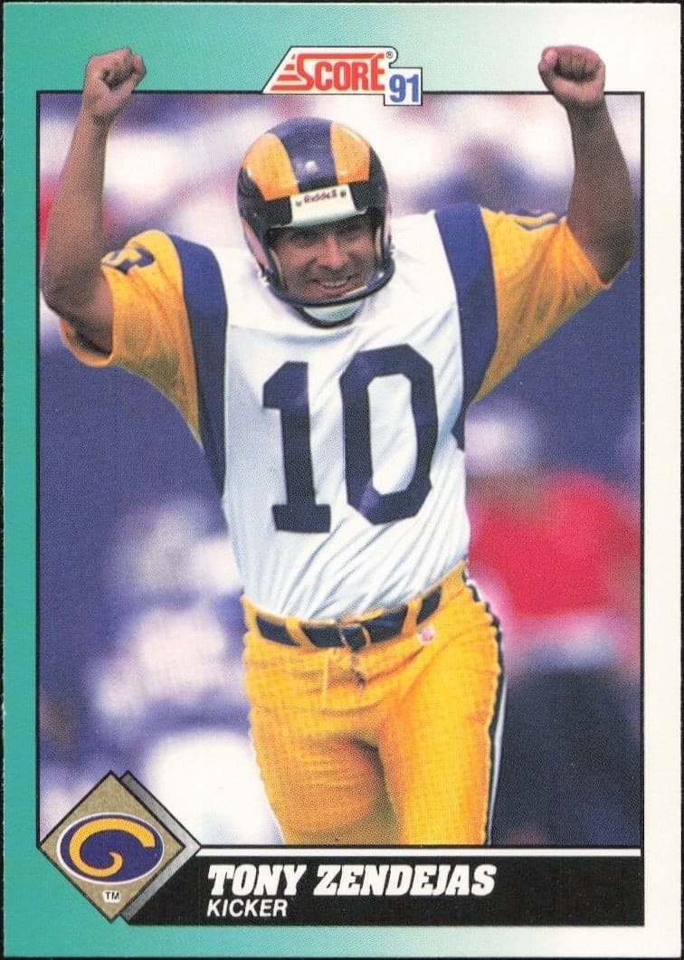 1991 Score Supplemental Tony Zendejas #9T trading card