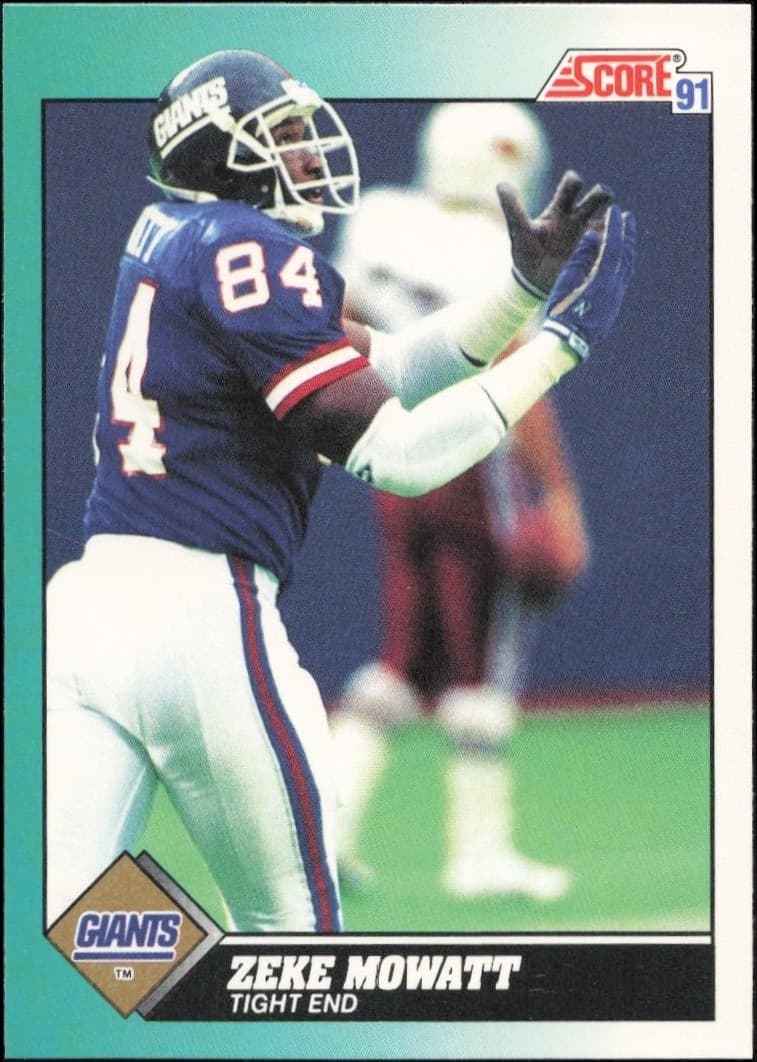 1991 Score Supplemental Zeke Mowatt #24T trading card