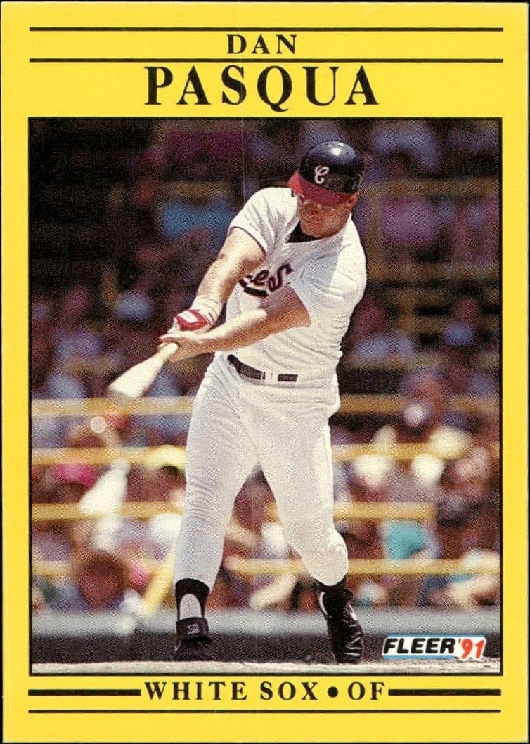 1991 Fleer Dan Pasqua #131 trading card