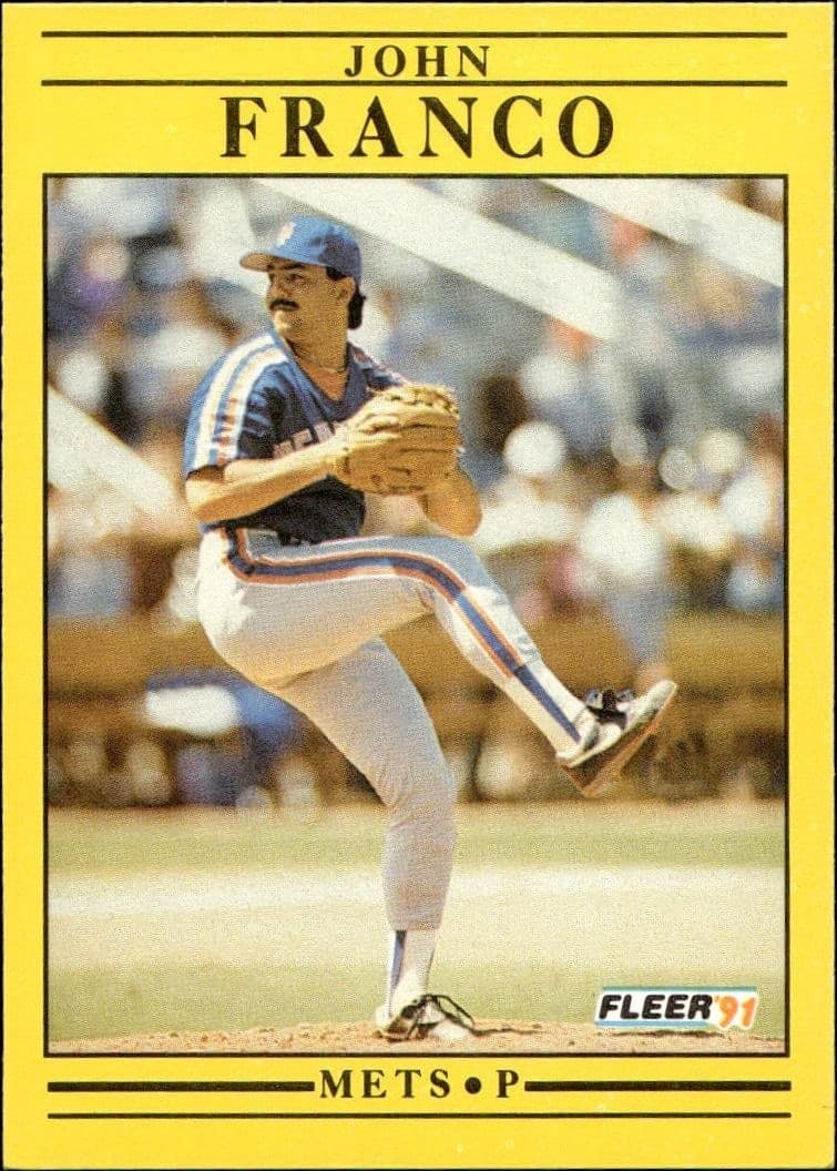 1991 Fleer John Franco #147 trading card