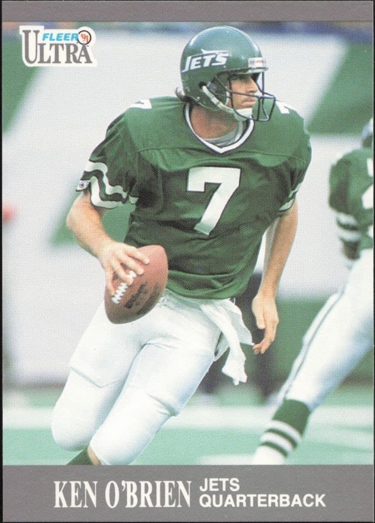 1991 Fleer Ultra Ken O'Brien #106 trading card