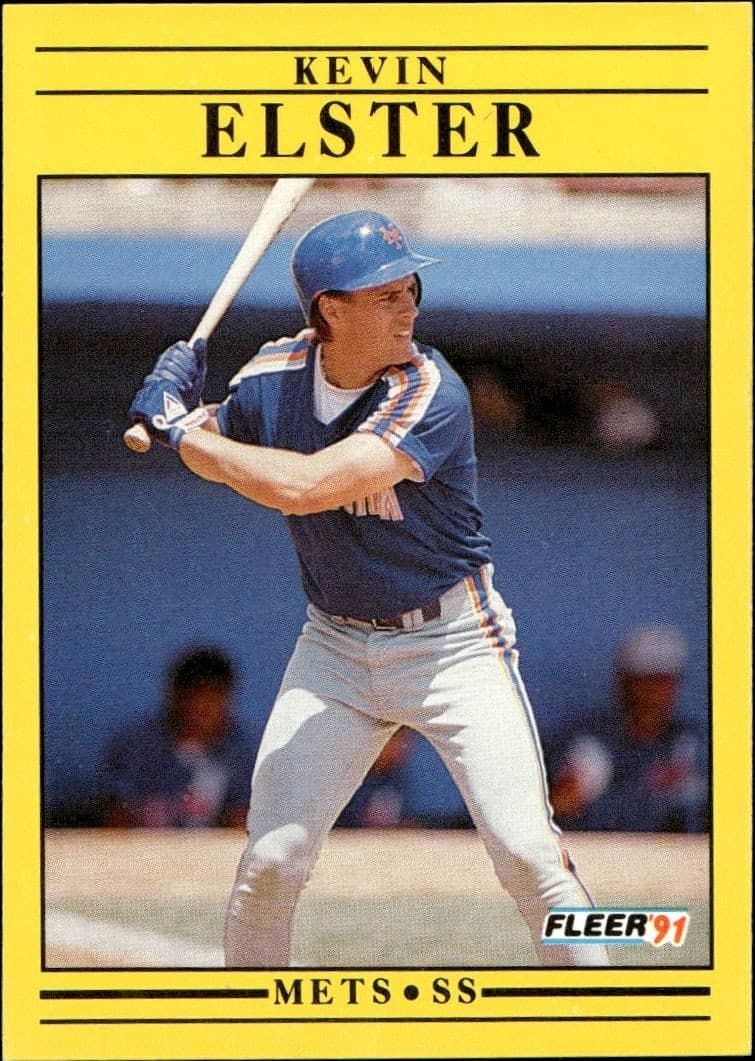 1991 Fleer Kevin Elster #145 trading card