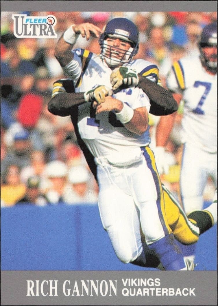 1991 Fleer Ultra Rich Gannon #197 trading card