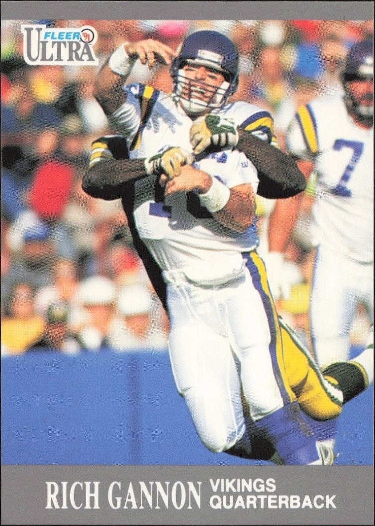 1991 Fleer Ultra Rich Gannon #197 trading card