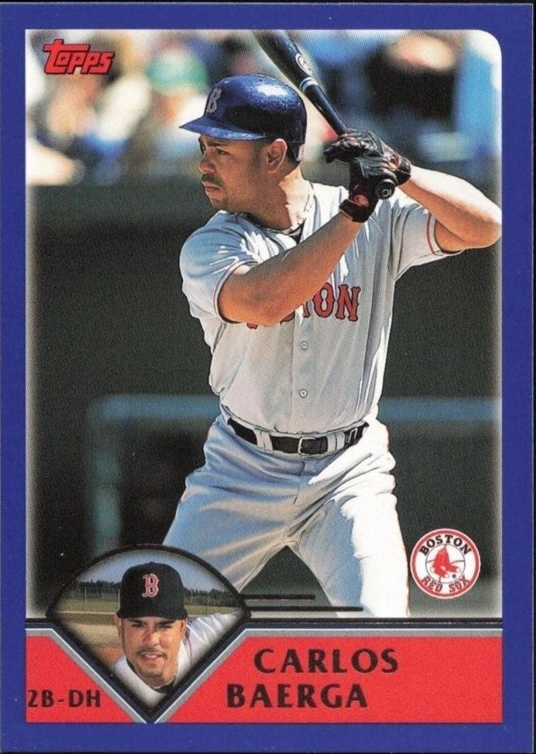 Carlos Baerga 2003 Topps #45 Baseball Trading Card - Front 2003 Topps Carlos Baerga #45 baseball trading card front