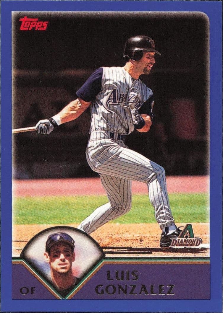 2003 Topps Series 1 Luis Gonzalez #73 trading card