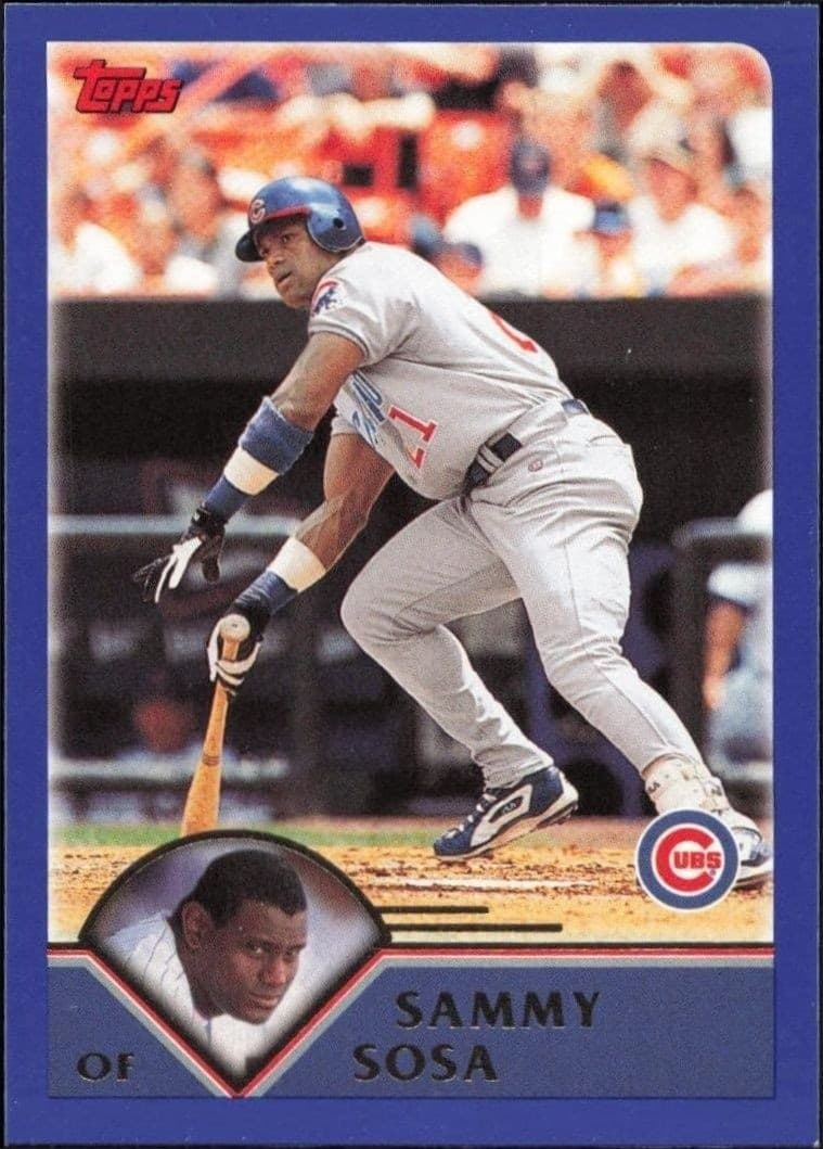 2003 Topps Series 1 Sammy Sosa #50 trading card