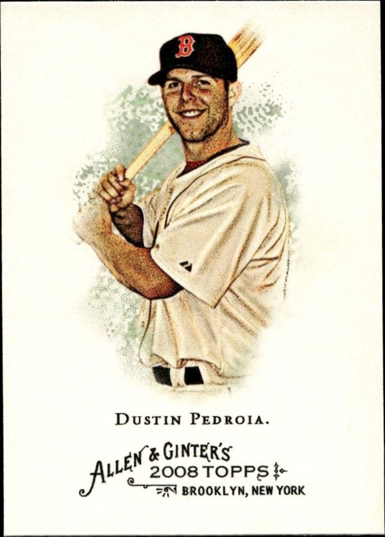 2008 Topps Allen & Ginter Dustin Pedroia #62 trading card