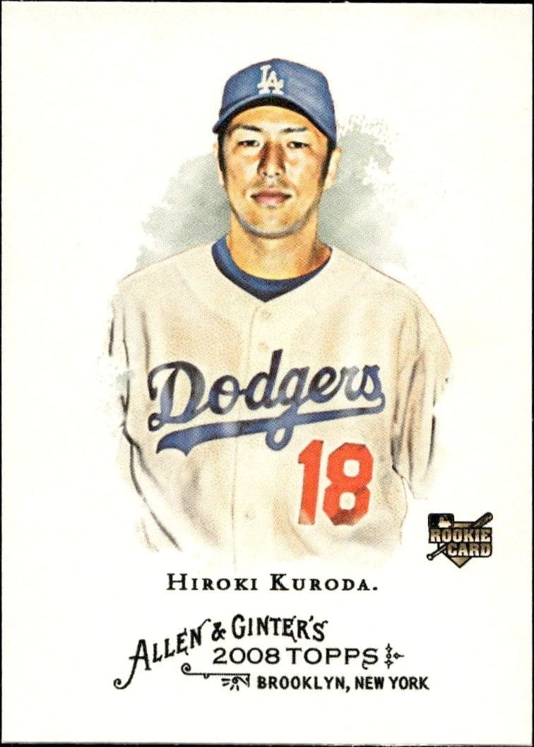 2008 Topps Allen & Ginter Hiroki Kuroda #16 trading card