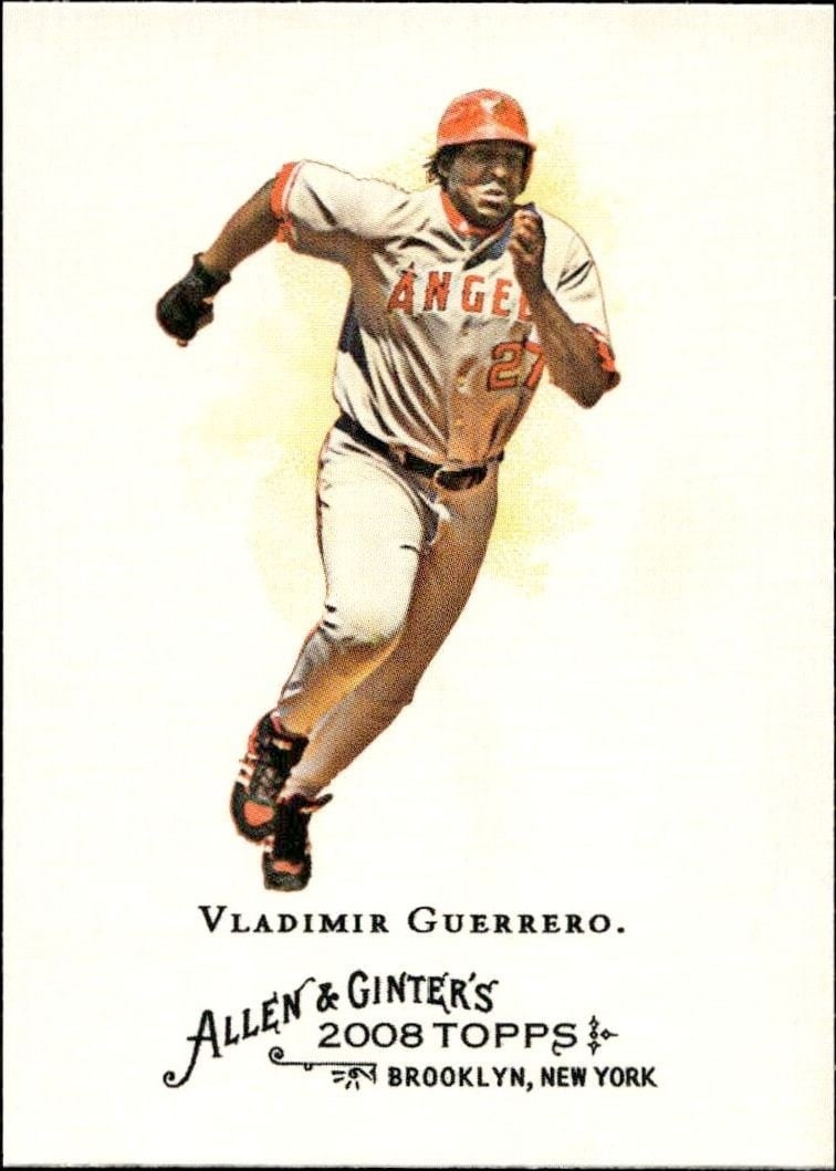 2008 Topps Allen & Ginter Vladimir Guerrero #20 trading card