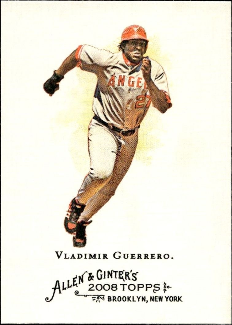 2008 Topps Allen & Ginter Vladimir Guerrero #20 trading card
