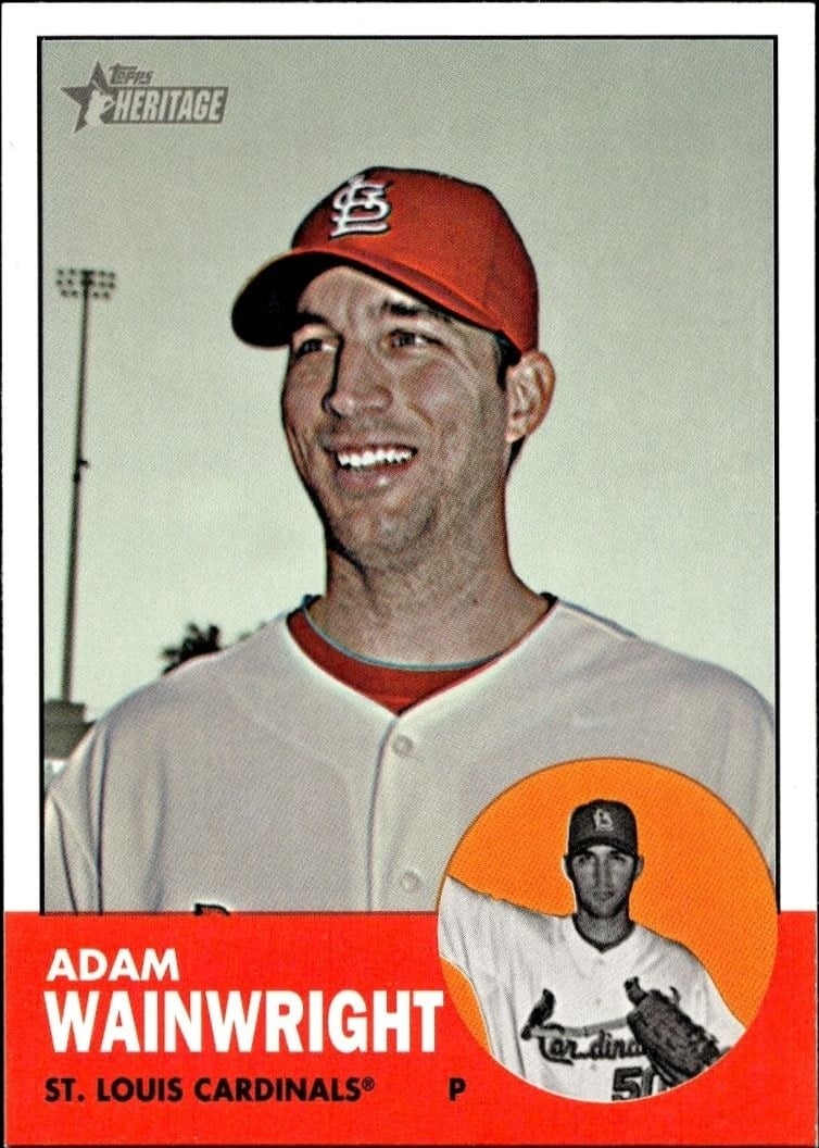 2012 Topps Adam Wainwright #H576 trading card