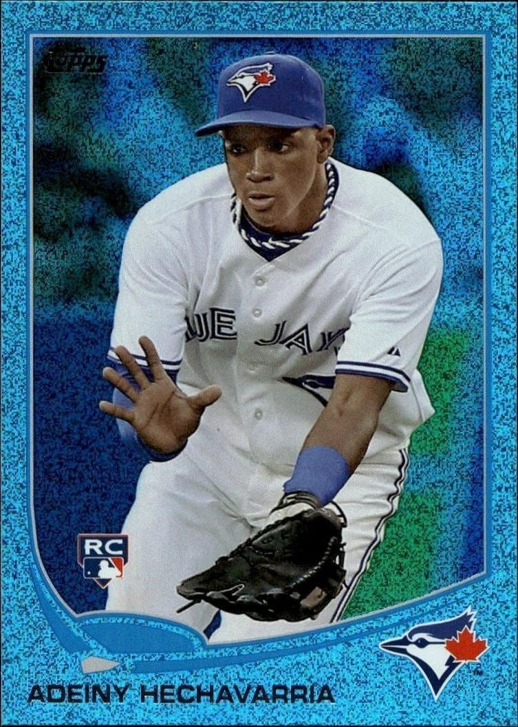 Adeiny Hechavarria 2013 Topps #84 Baseball Trading Card - Front 2013 Topps Adeiny Hechavarria #84 baseball trading card front