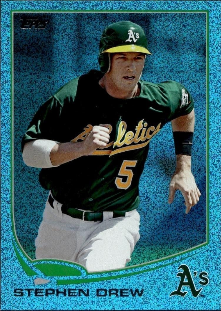 Stephen Drew 2013 Topps #160 Baseball Trading Card - Front 2013 Topps Stephen Drew #160 baseball trading card front