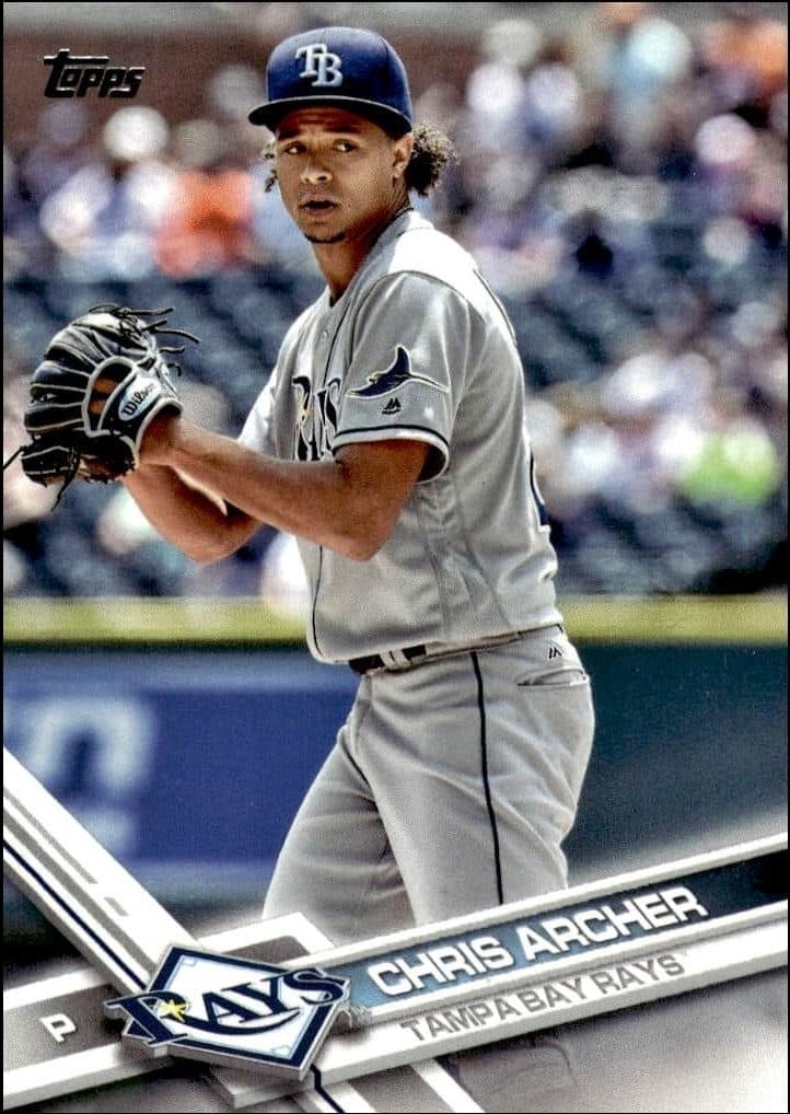 2017 Topps Series 1 Chris Archer #326 trading card