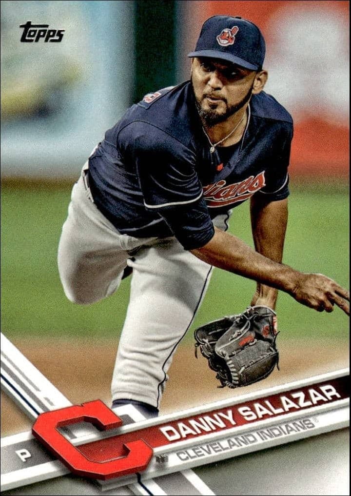 2017 Topps Series 1 Danny Salazar #56 trading card