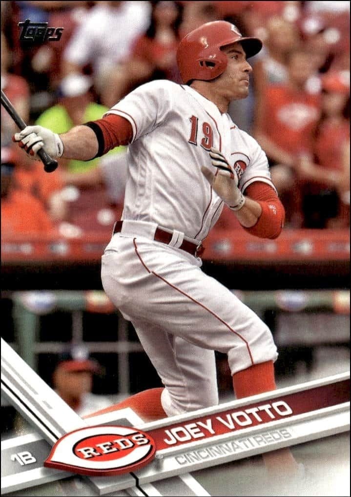 Joey Votto 2017 Topps #288 Baseball Trading Card - Front 2017 Topps Joey Votto #288 baseball trading card front