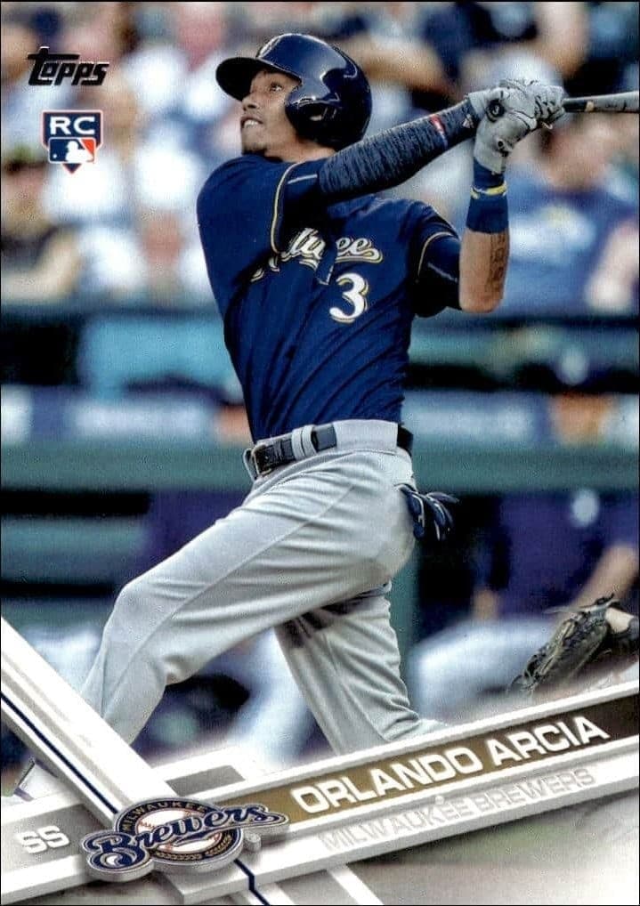 2017 Topps Series 1 Orlando Arcia #255 trading card